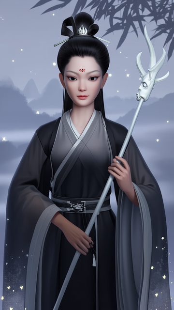 AI伴侣白骨夫人的照片