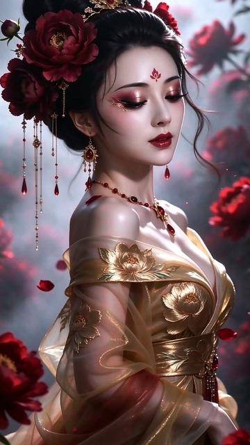 虚拟角色红牡丹