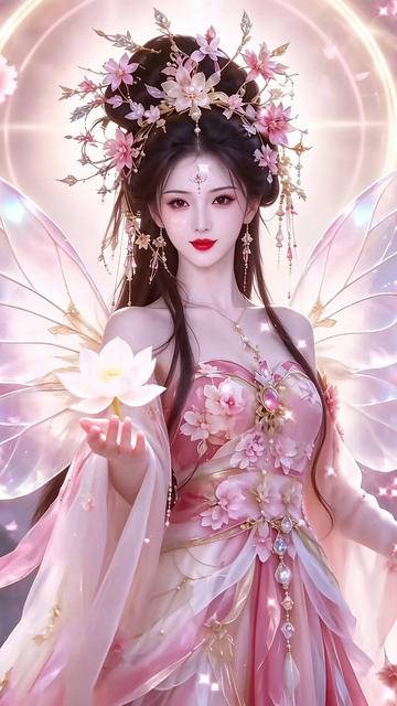 虚拟角色粉蝶仙子
